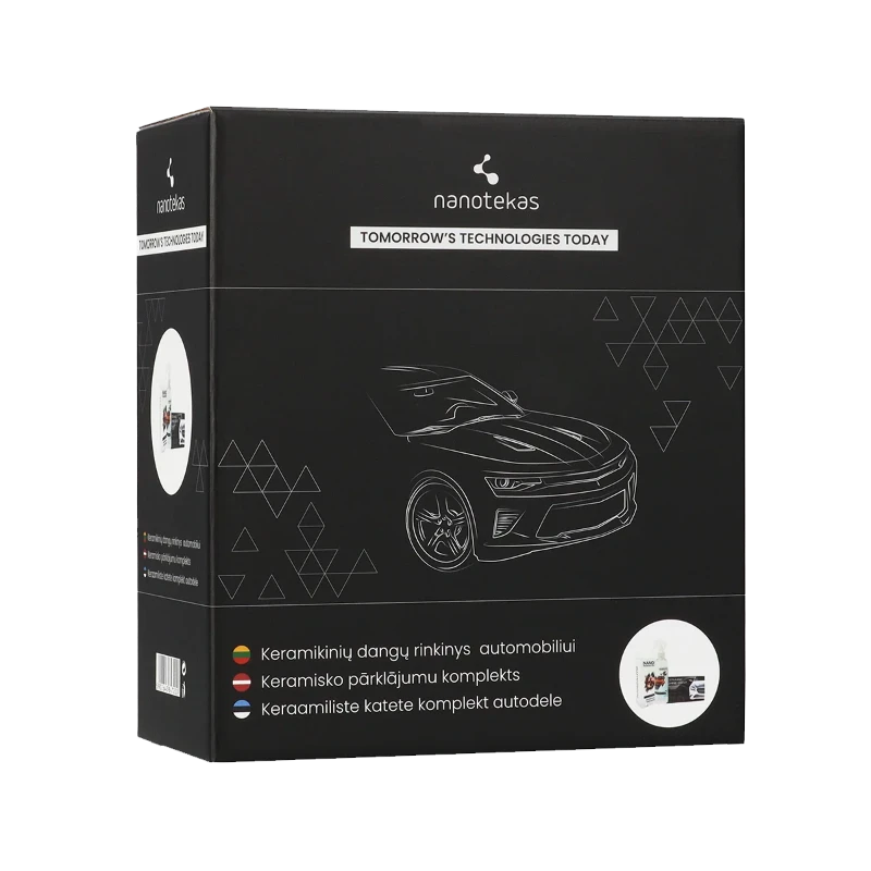 Keramikinių nano dangų rinkinys automobiliui