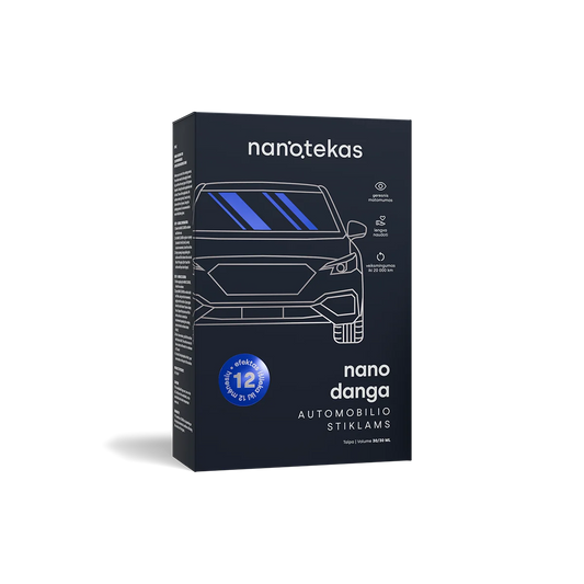 Nano danga automobilio stiklams