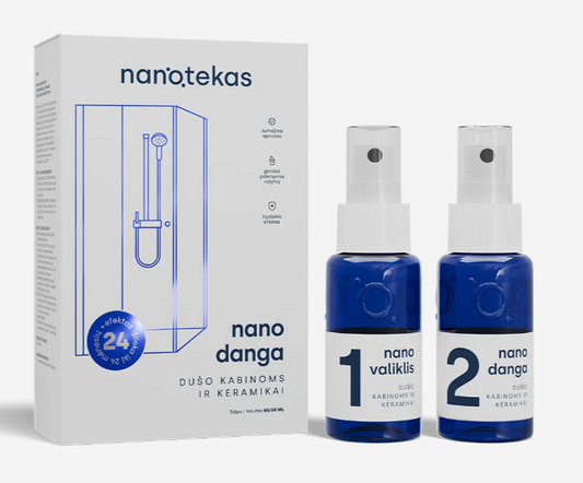Nano danga dušo kabinoms ir keramikai