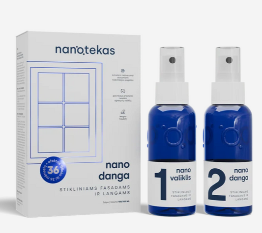 Nano danga stikliniams fasadams ir langams