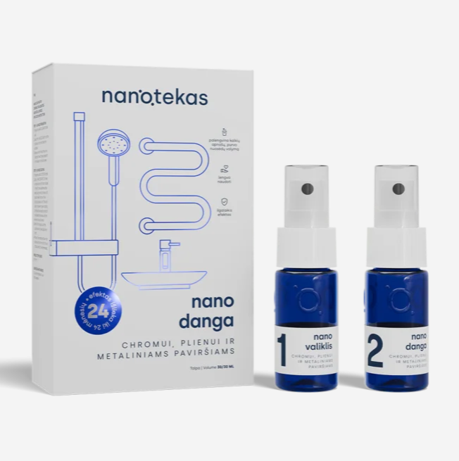 Nano danga chromui, plienui ir metaliniams paviršiams