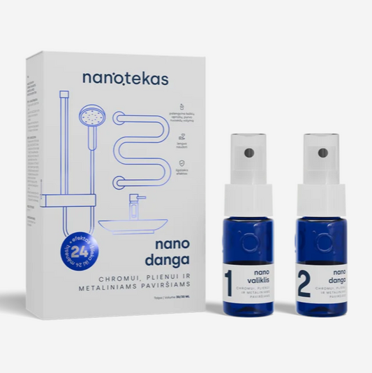 Nano danga chromui, plienui ir metaliniams paviršiams
